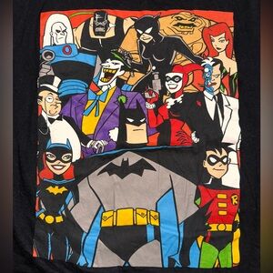 DC Comics 2XL Men’s Black Cartoon Graphic Shirt